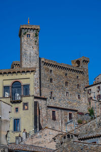 Rocca monaldeschi della cervara, ancient castle in the old town of bolsena in lazio, italy