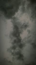 Low angle view of storm clouds in sky