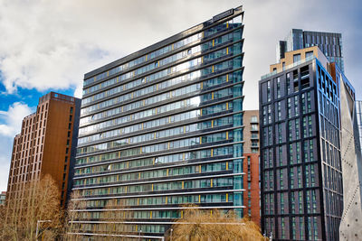 Low angle view of building against sky