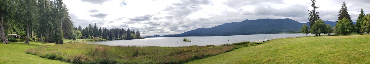 Panoramic view of landscape against sky
