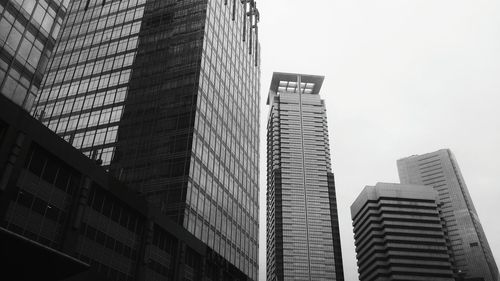 Low angle view of modern office building