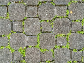 Full frame shot of stone wall