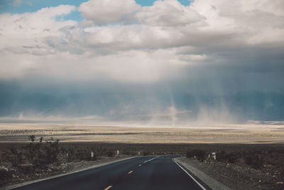 Road against sky