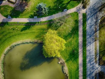 Aerial view of landscape