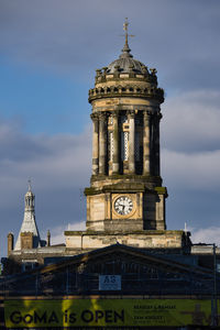 Low angle view of historic building against sky