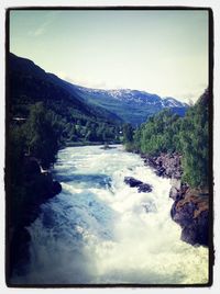 Scenic view of mountains