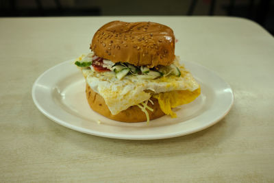 Close-up of food in plate