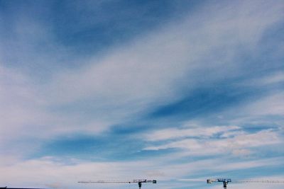 Low angle view of cloudy sky