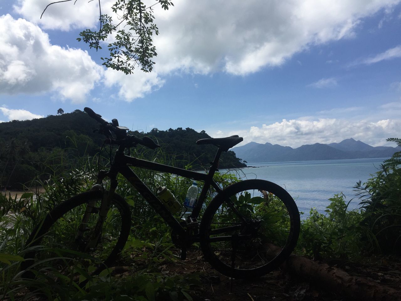 BICYCLE AGAINST SKY