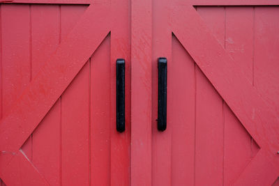 Full frame shot of closed door