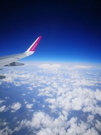 Aerial view of cloudscape against sky