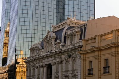 Low angle view of building against sky