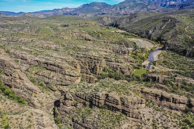 High angle view of landscape