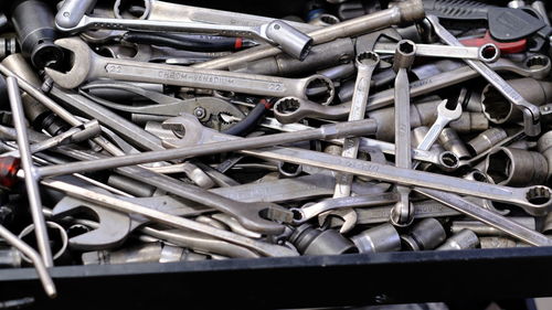 Full frame shot of chain