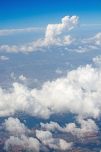 Low angle view of clouds in sky