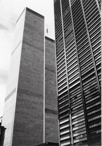 Low angle view of modern building