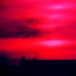 Dramatic sky during sunset