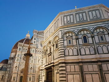 Low angle view of historical building