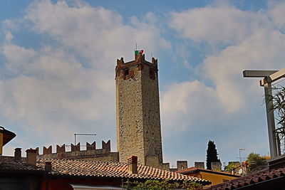 Low angle view of buildings against sky