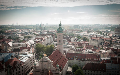 Cityscape against sky