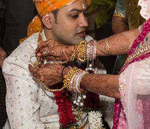 Man and woman in traditional clothing