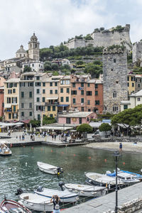 Panoramic aerial view of portovenere