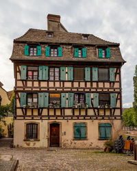 Strolling through petite france in strasbourg, alsace, france