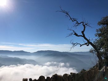 Panoramic view mountains