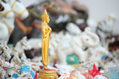 Close-up of candies on table