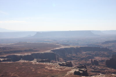 High angle view of landscape