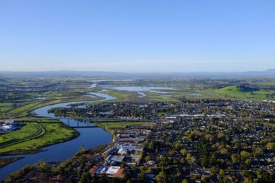 Aerial view of cityscape