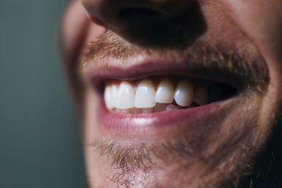 Close-up of smiling man