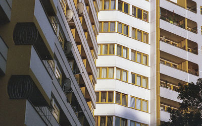 Low angle view of residential buildings
