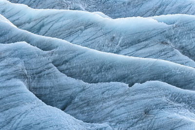 Full frame shot of frozen landscape