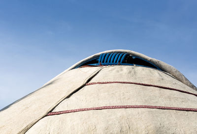 Low angle view of blue sky