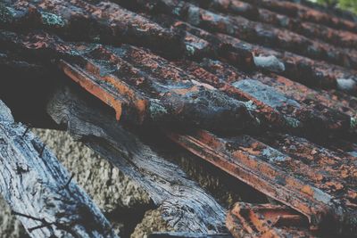 Old ceramic roof