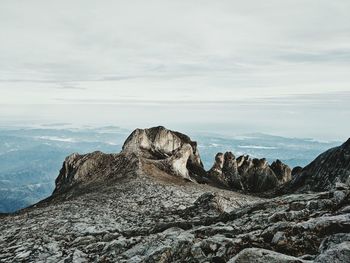 Scenic view of mountain against sky