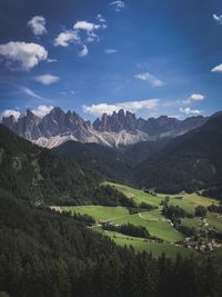 Scenic view of landscape against sky