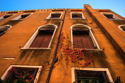 Low angle view of building against sky