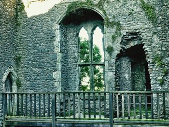 View of old ruins