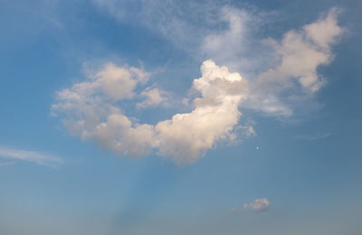 Low angle view of clouds in sky