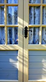 Light and shadow on door