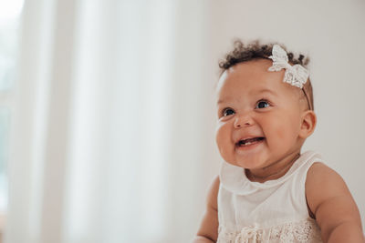 Portrait of smiling boy