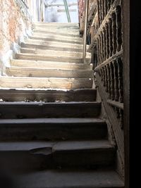 Close-up of stairs