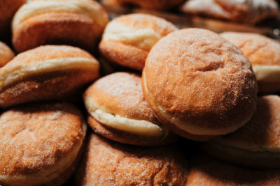 Close-up of bread on table