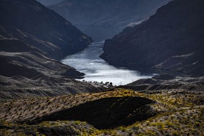 Scenic view of mountains