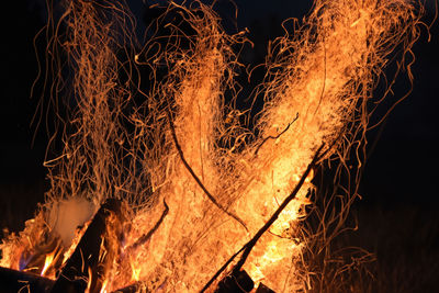 burning