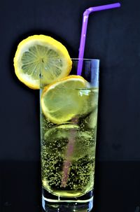 Close-up of drink in glass