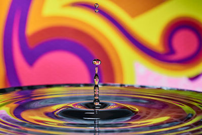 Close-up of water drop