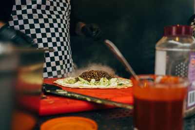 Close-up of drink on table